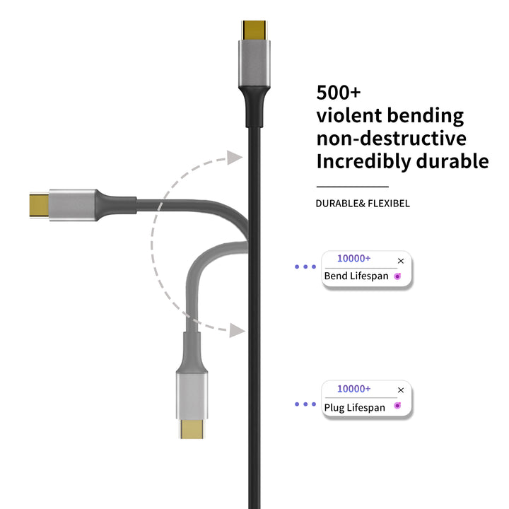Arzopa 60W 3.3FT Fast Charging USB C to USB C Cable ARZOPA