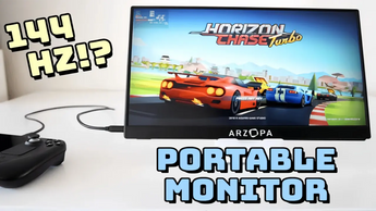 144Hz Portable Monitor Worth It? Arzopa Reviewed by Retro Game Corps
