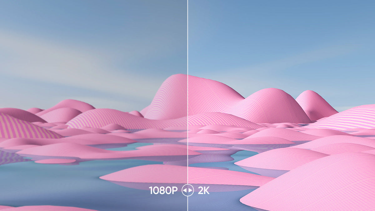 Arzopa Portable Monitors 2k resolution vs 1080p