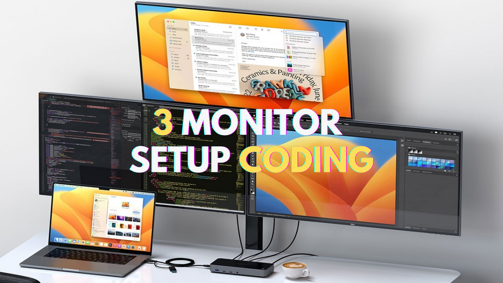 Maximizing Code Efficiency with a Triple Monitor Setup – Arzopa
