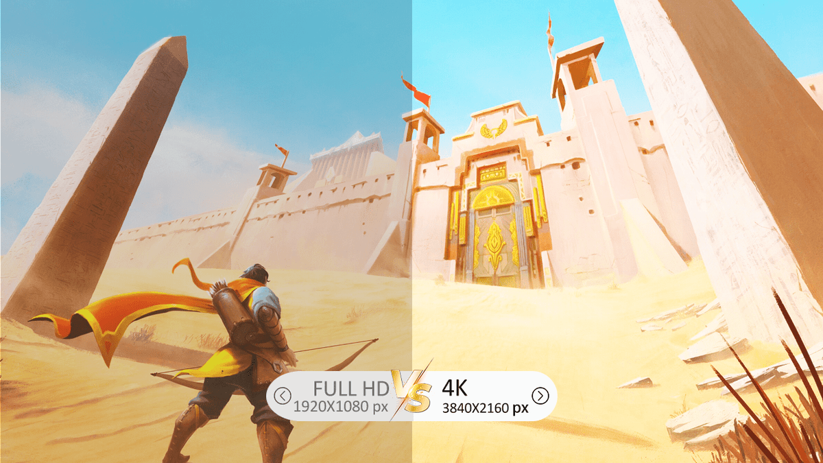 4K vs 1080 Portable Monitor: What’s the Difference and Why Does It Matter? - Arzopa