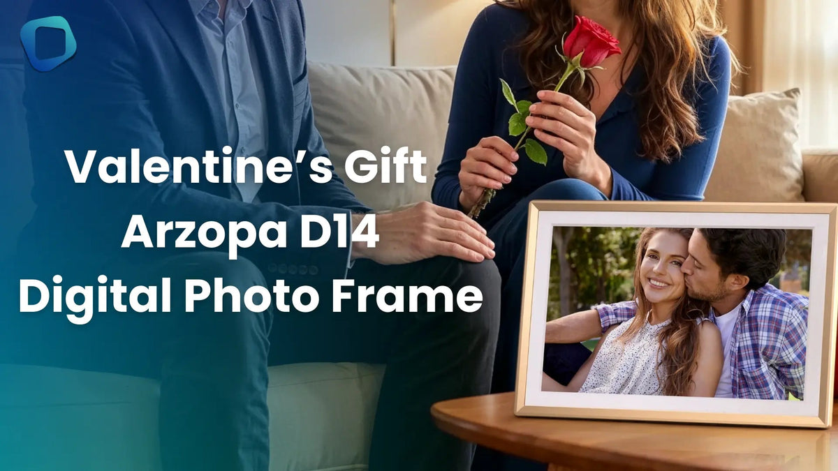 Arzopa D14 Digital Photo Frame: Valentine’s Day Gift of Everlasting Memories - Arzopa