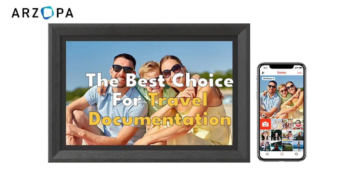 Arzopa digital photo frames - The best choice for travel documentation - Arzopa