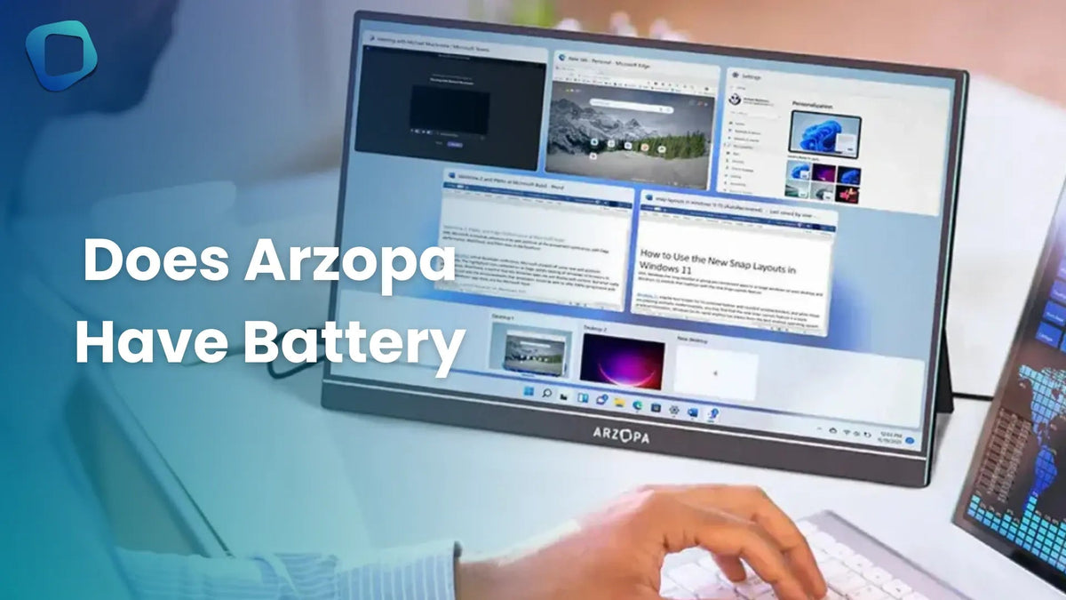 Arzopa Portable Monitors: Why No Battery is Actually a Good Thing (And How to Power Yours) - Arzopa