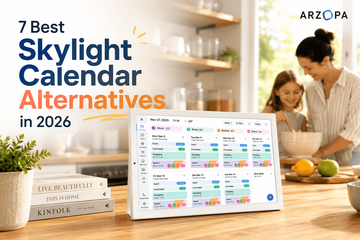 Best Skylight Calendar Alternatives in 2026: 7 Options Compared - Arzopa