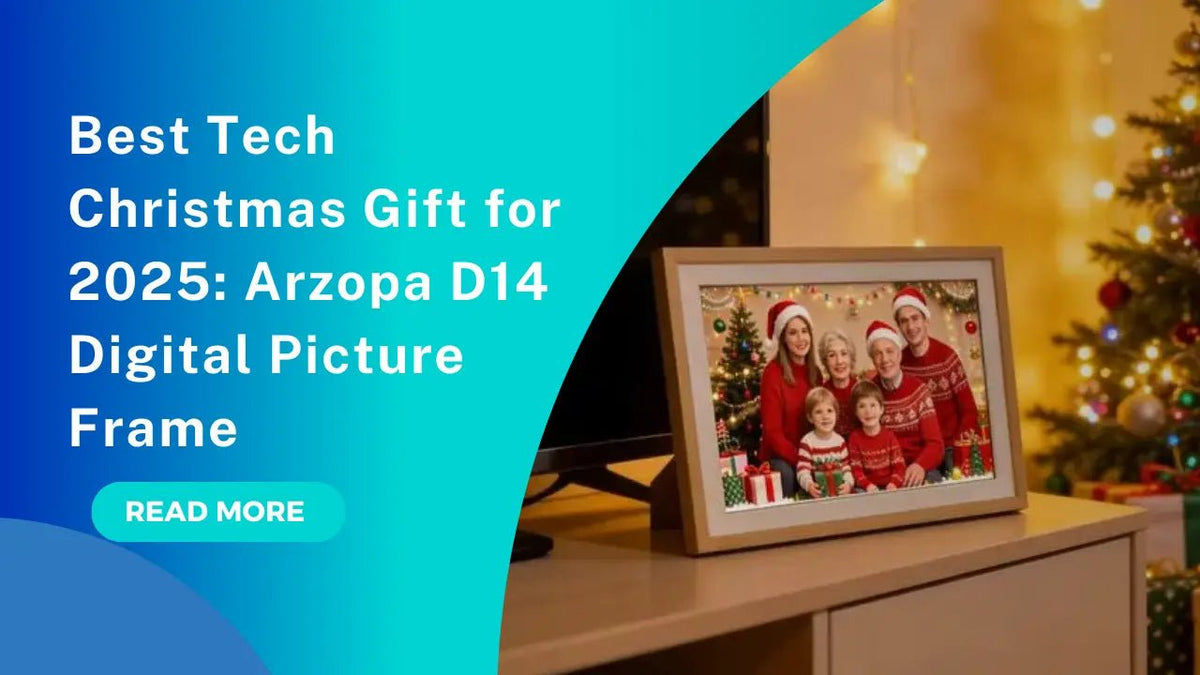 Best Tech Christmas Gift for 2025: Arzopa D14 Digital Picture Frame - Arzopa