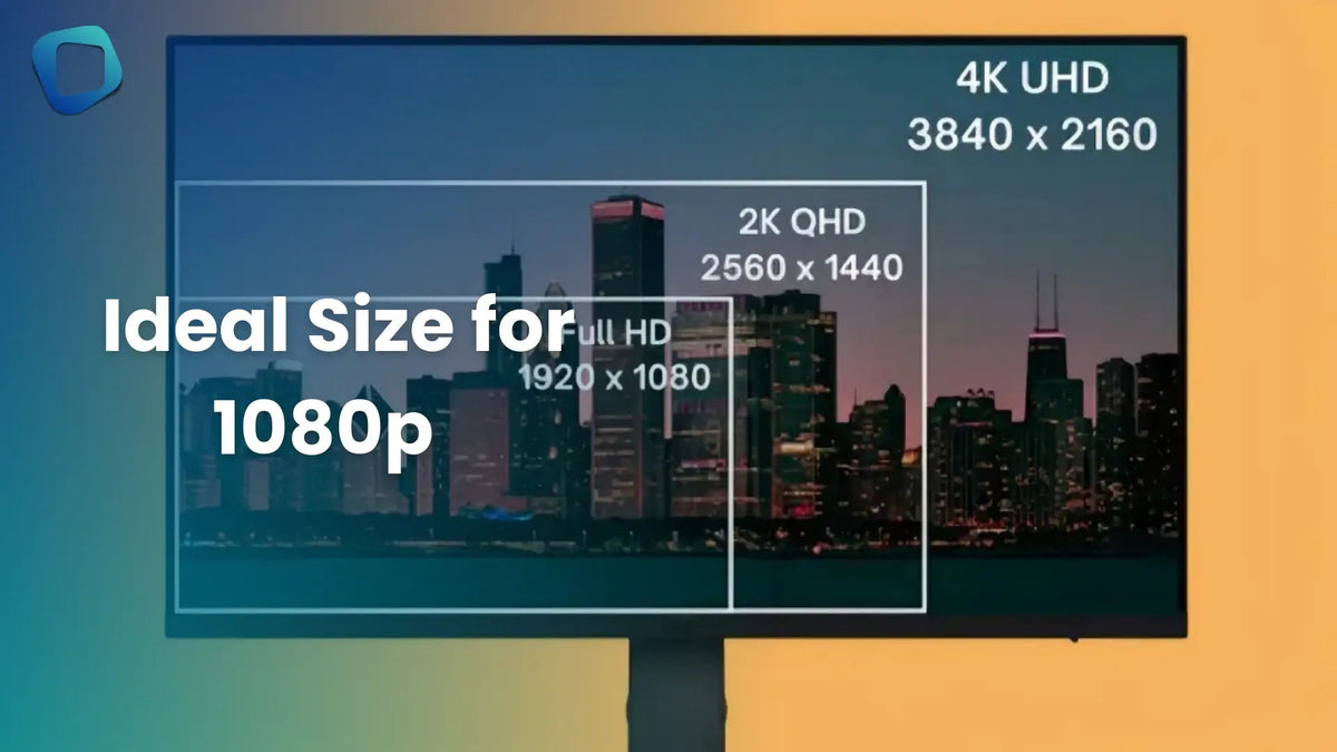 Choosing the Ideal Size for 1080p Monitors for Best Clarity - Arzopa