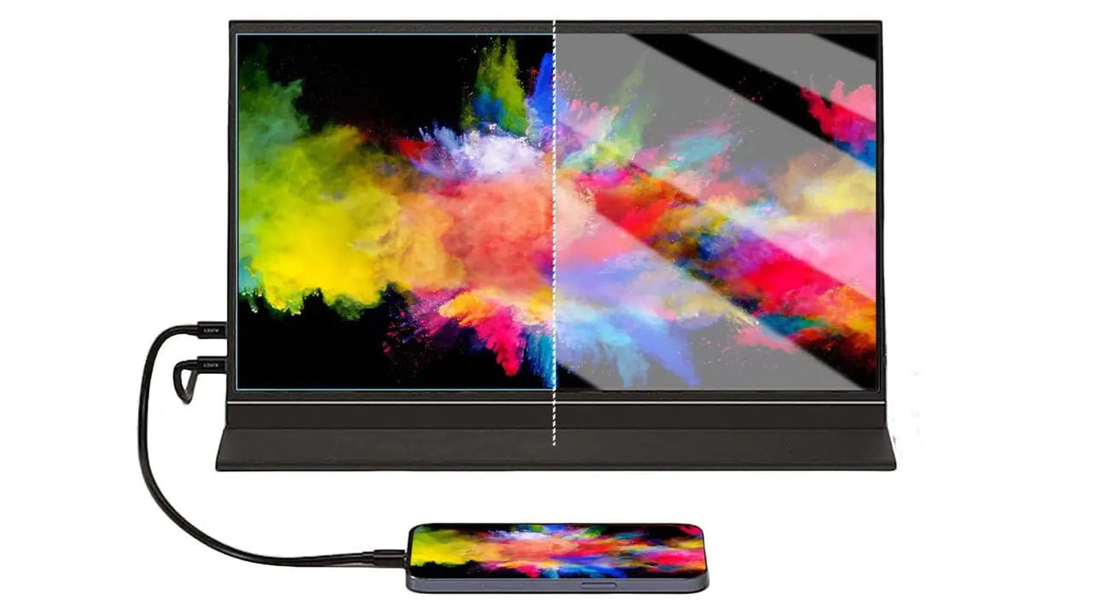 Do Portable Monitors have Anti-glare or Matte Finishes - Arzopa