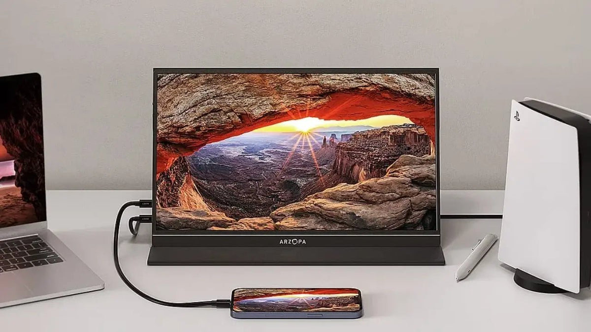 Do Portable Monitors have Speakers for Audio Output? - Arzopa