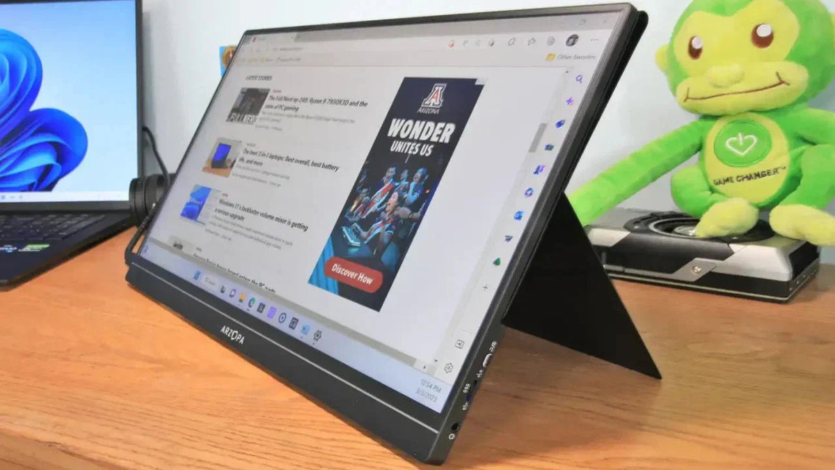 Do Portable Monitors Require External Power Sources? - Arzopa