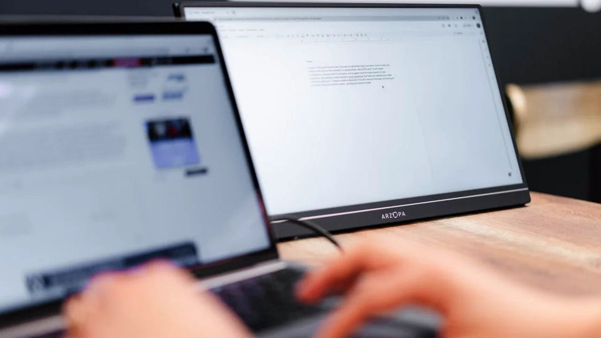Does a Portable Monitor Charge Like a Laptop? Find Here! - Arzopa