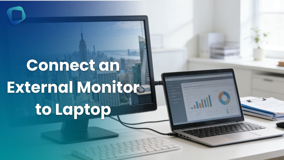 How to Connect External Monitor to Laptop (Complete Guide for Work, Gaming &Travel) - Arzopa
