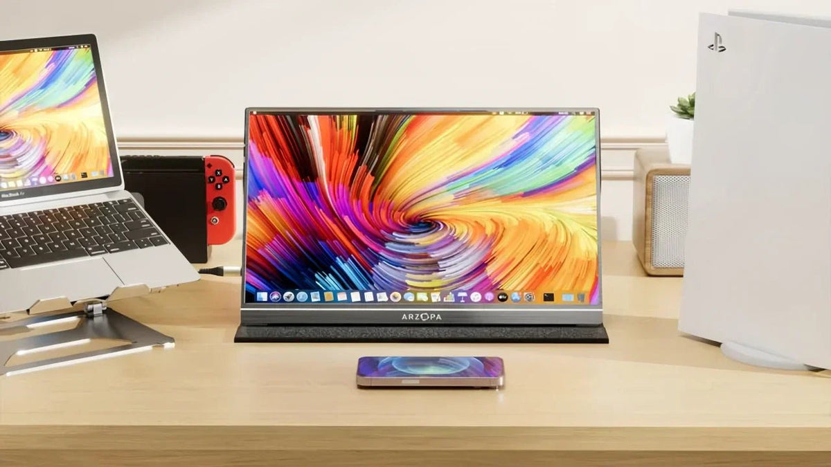 How to Connect Portable Monitors to iPhones and iPads? - Arzopa