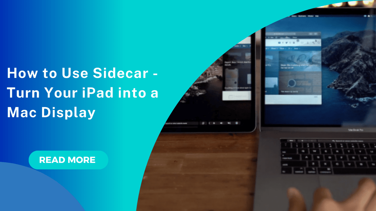 How to Use Sidecar - Turn Your iPad into a Mac Display - Arzopa