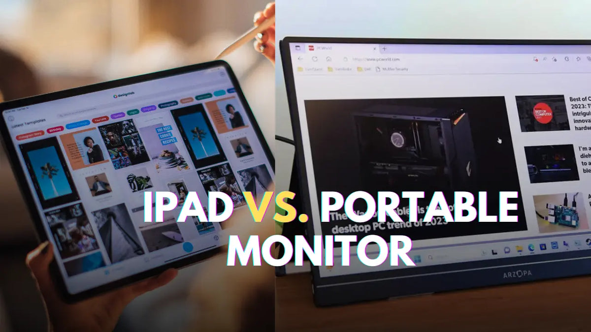 An iPad vs. a Portable Monitor: Which One Should You Choose?
