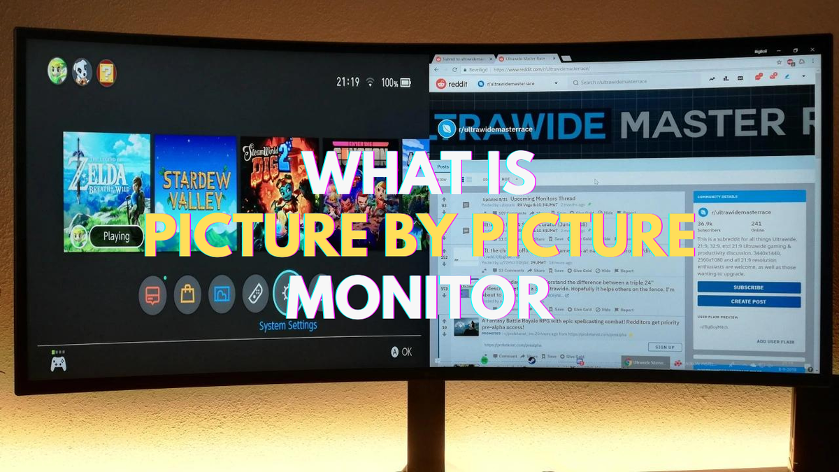 Picture-by-Picture (PBP) Monitor: How to Use Split Screen Modes - Arzopa