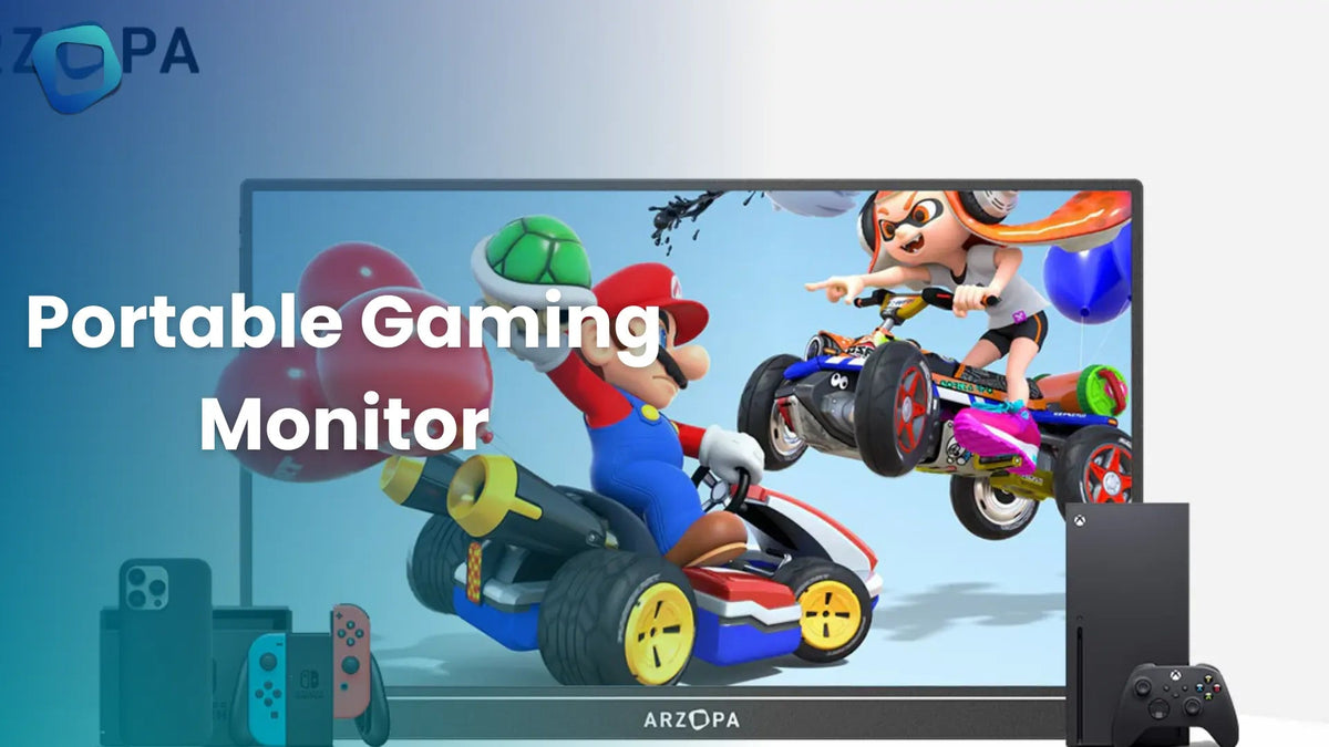 Portable Gaming Monitors: Elevate Your Gaming Setup on the Go - Arzopa