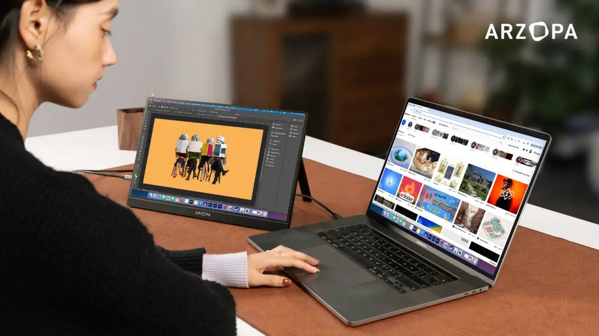 Portable Monitor or Tablet as Second Display？ - Arzopa