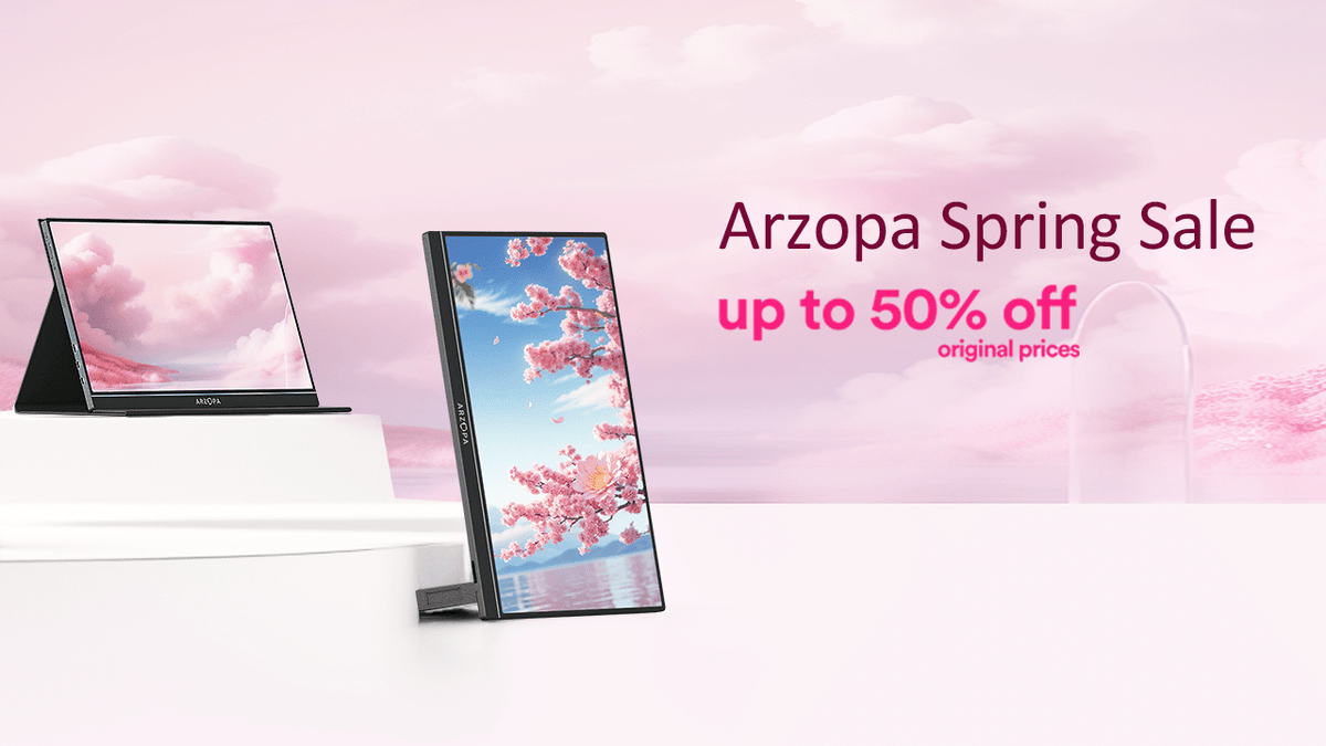 Spring Into Savings: ARZOPA's Exclusive Offers! 50% OFF - Arzopa