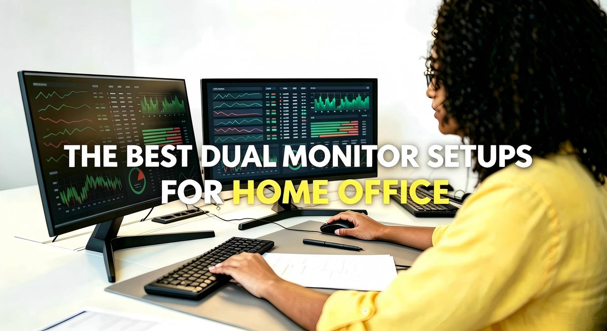 The Best Dual Monitor Setups for Home Office - Arzopa