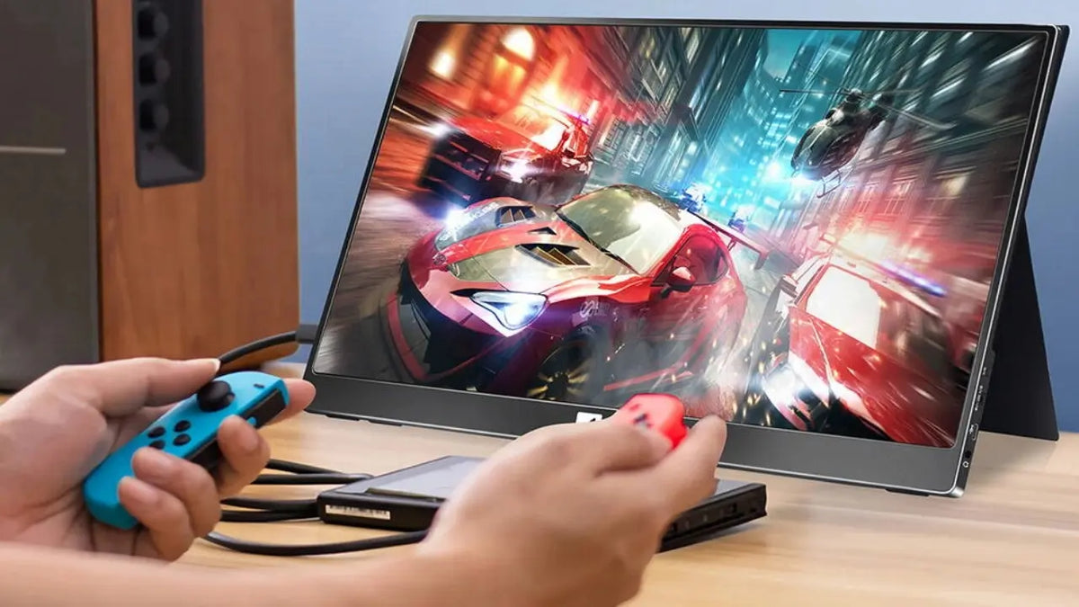 Playing PS5 on a Portable Monitor