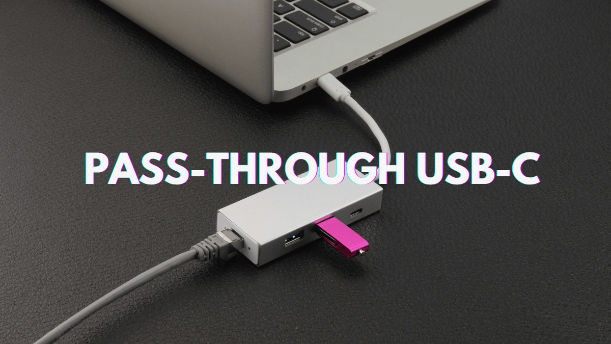 What is USB-C Pass-Through Charging and Video Passthrough - Arzopa