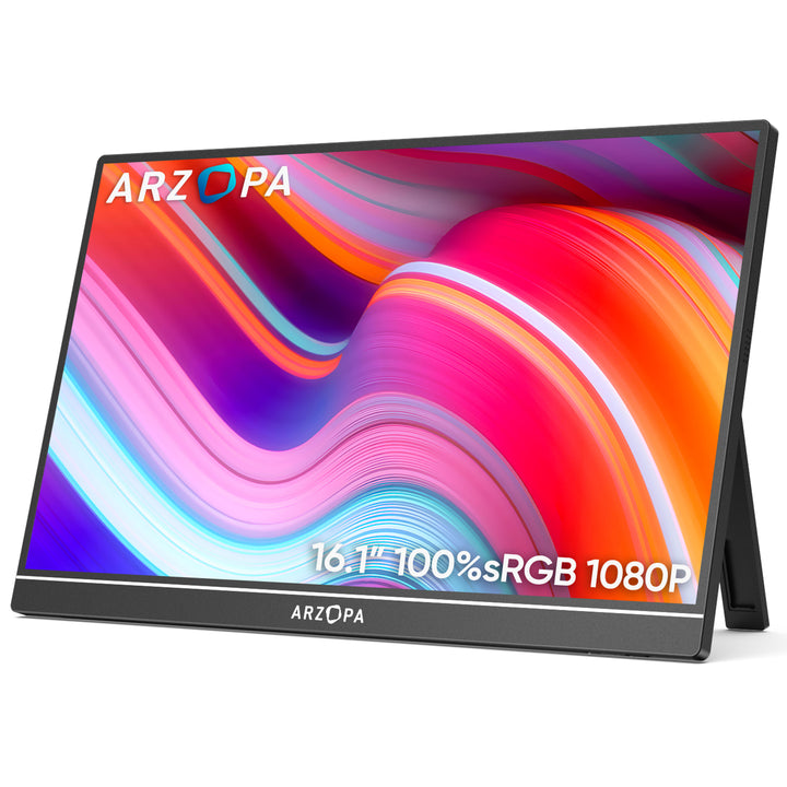 Portable Monitor Arzopa Z1C - 16.1" FHD 1080P Display with 100% sRGB