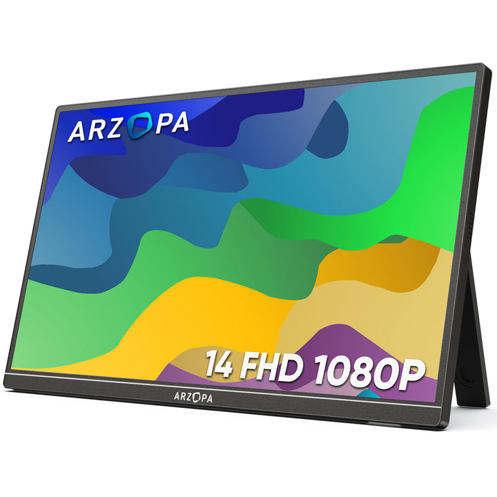 Arzopa A1S Ultra-Thin Portable Monitor | 14” FHD 1080P