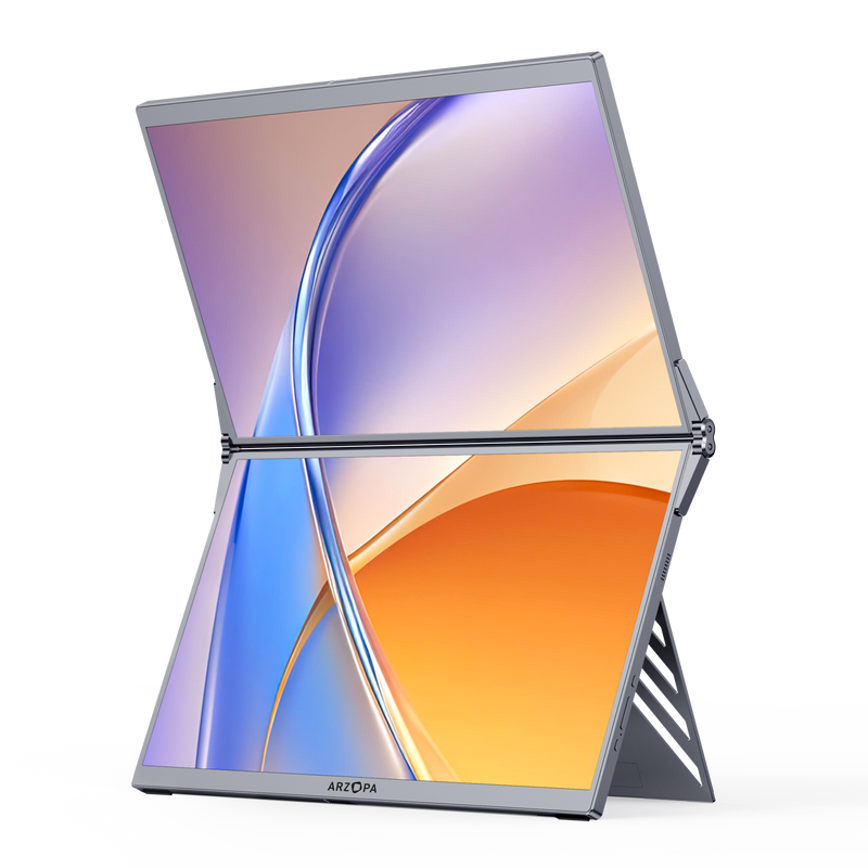 Arzopa E1 15.6" Portable Dual-Screen Monitor
