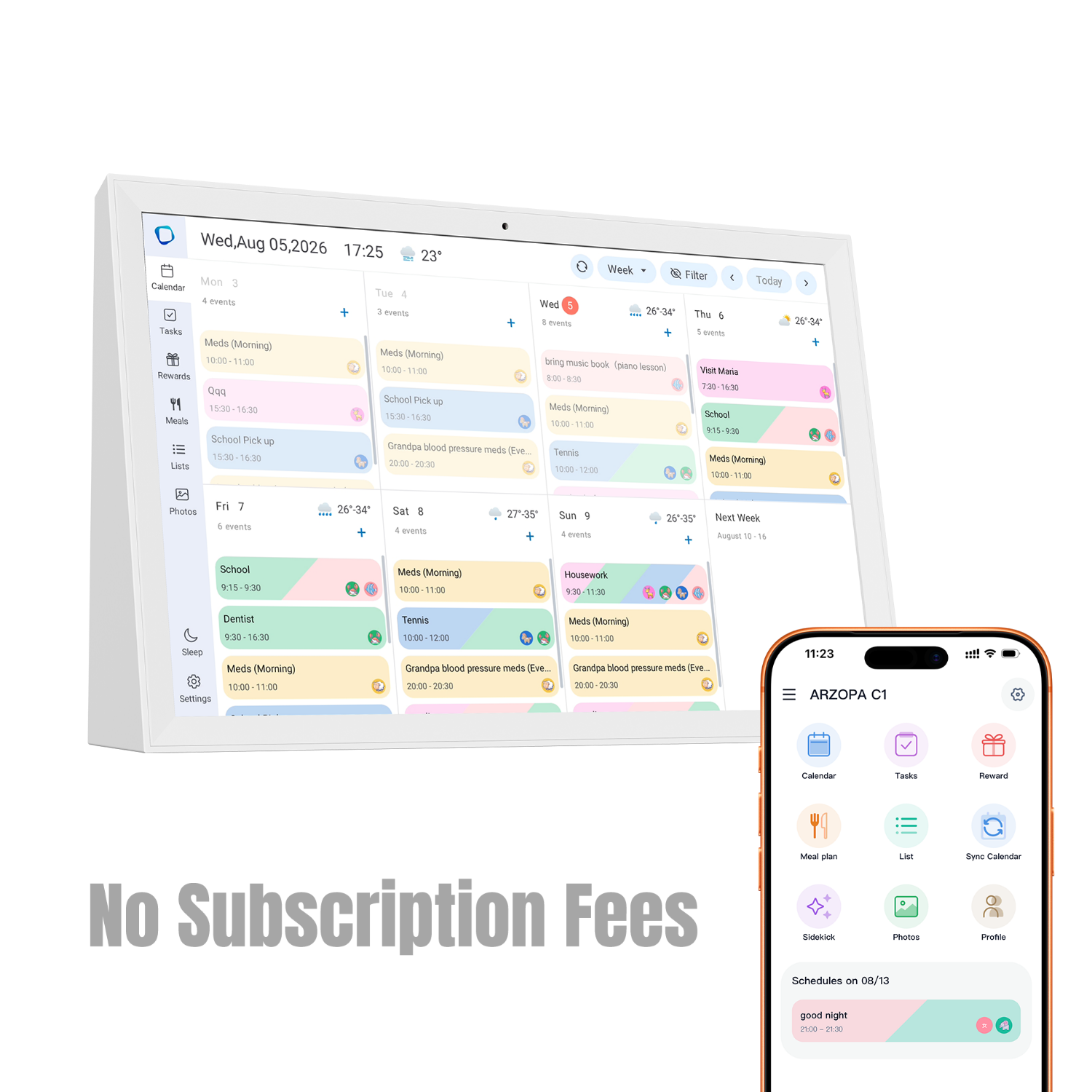 ARZOPA C1 14" Digital Calendar