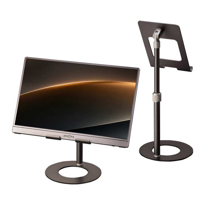 Arzopa Adjustable Portable Monitor Stand for Desk