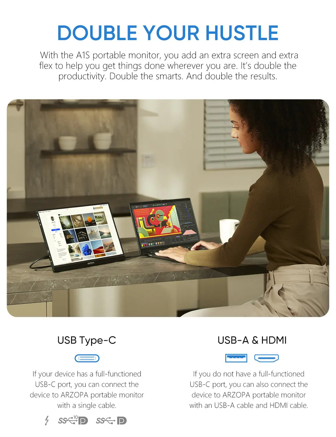 ARZOPA  Your Best Portable Monitor On-The-Go – Arzopa