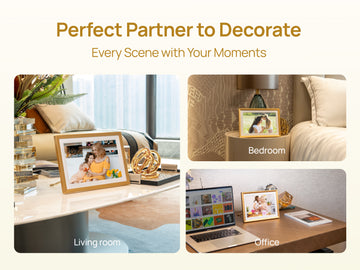Arzopa D10 Champagne Gold  Digital Photo Frame