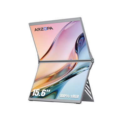 Arzopa E1 15.6" Portable Dual-Screen Monitor