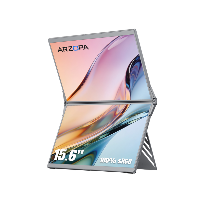 Arzopa E1 15.6" Portable Dual-Screen Monitor
