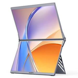 Arzopa E1 Foldable Monitor for Work, Meetings, Gaming & Streaming