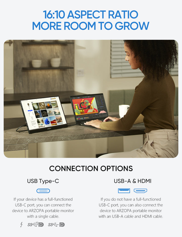 Arzopa Z1RC 16:10 Room for growth in aspect ratio