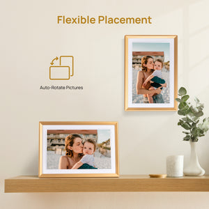 Arzopa D10 Champagne Gold | 10.1" Digital Photo Frame