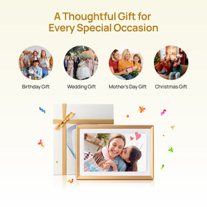 Arzopa D10 Champagne Gold | 10.1" Digital Photo Frame