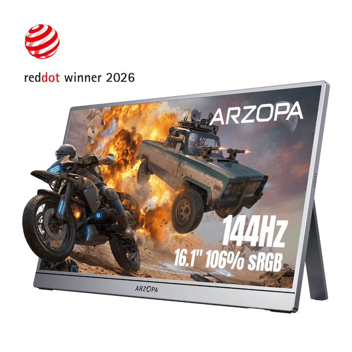 Arzopa Z1FC Gray 16.1" 144Hz Portable Monitor