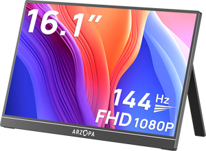 Arzopa Z1FC 144Hz Portable Gaming Monitor | 16.1" Screen