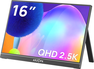 Arzopa Z1RC 2.5K Portable Monitor | Brilliant QHD Display