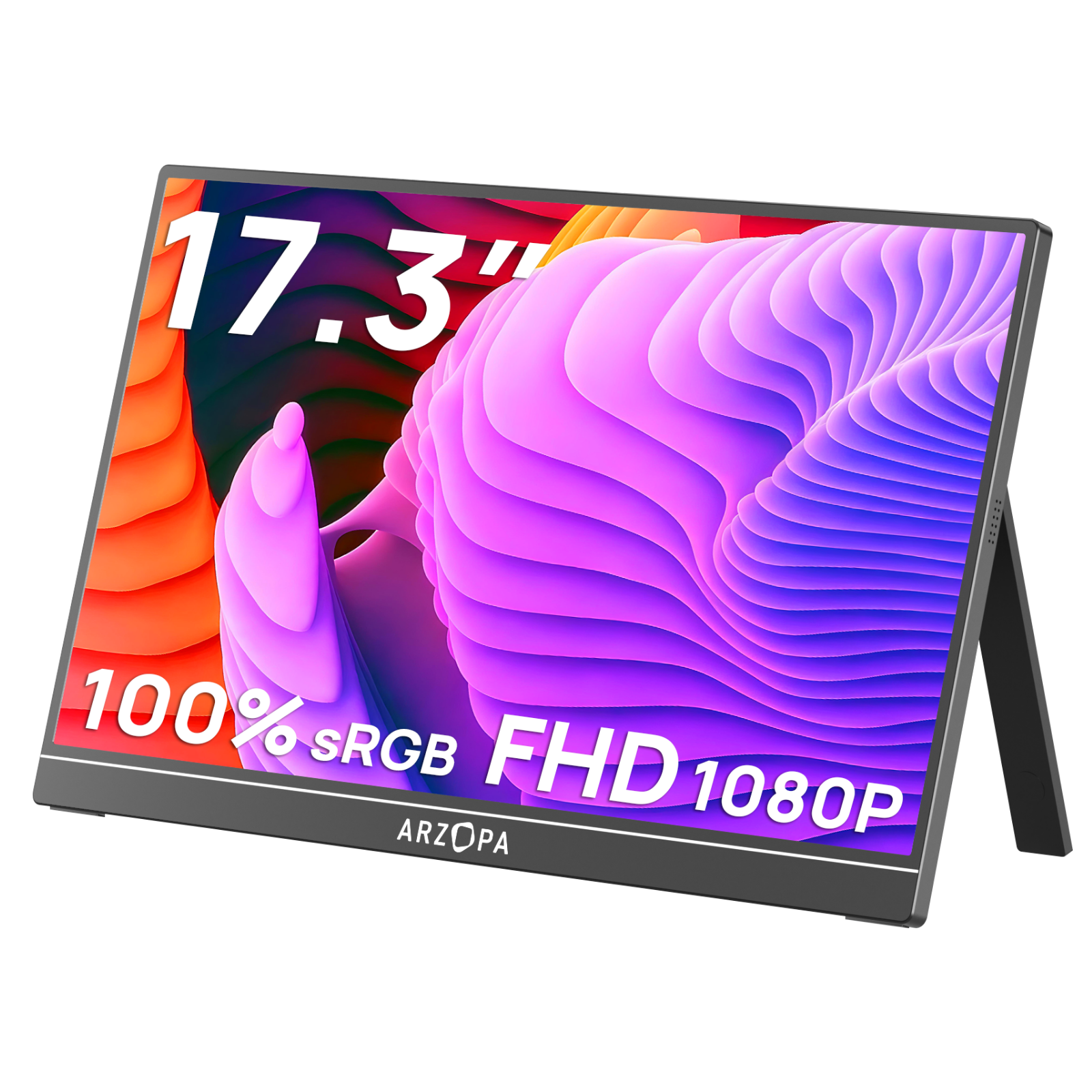 Arzopa A1M | 17.3'' 1080p Large Portable Monitor for Work