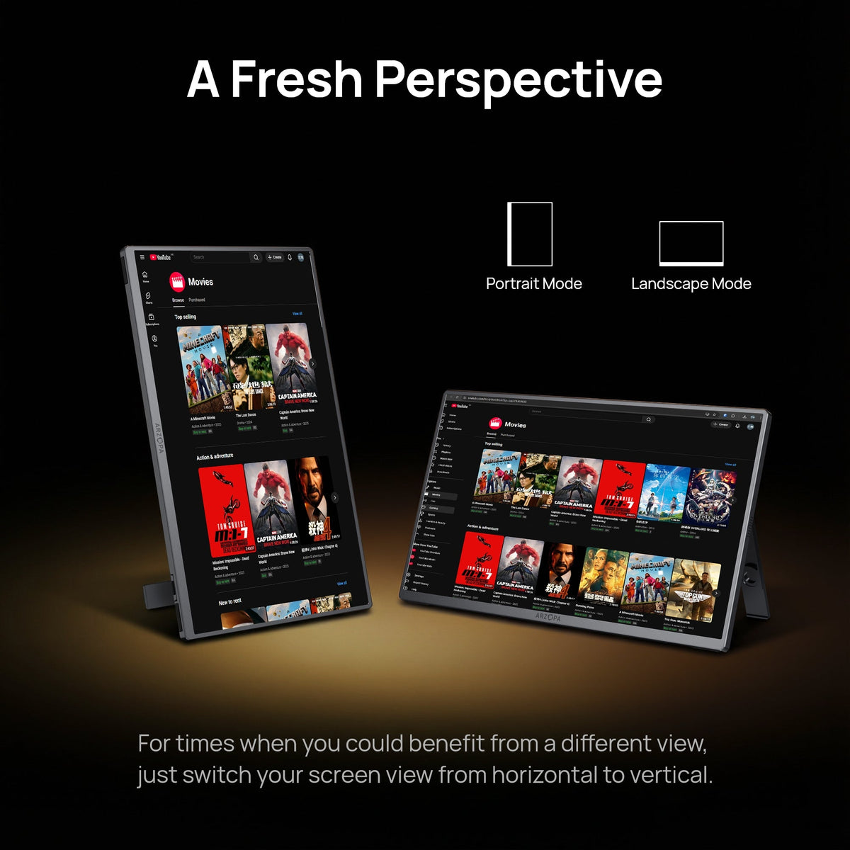 Arzopa A3C Pro 13.3" FHD OLED Portable Monitor - Arzopa