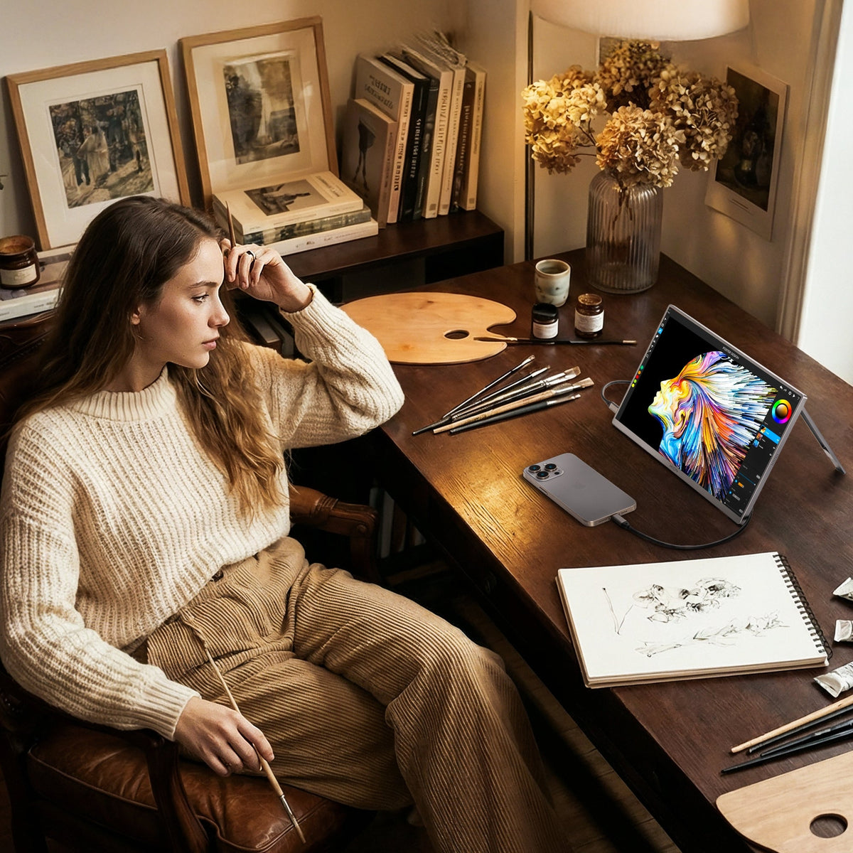 Arzopa A3C Pro 13.3" FHD OLED Portable Monitor - Arzopa