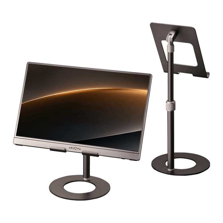 Arzopa Adjustable Portable Monitor Stand for Desk - Arzopa