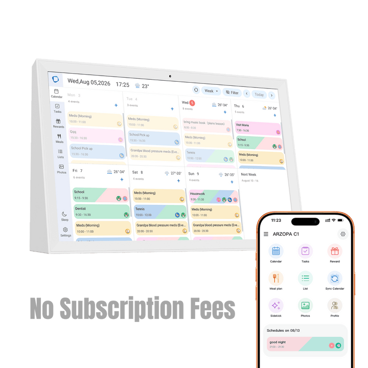 ARZOPA C1 14" Digital Calendar - Arzopa