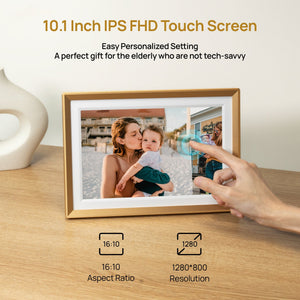 Arzopa D10 Champagne Gold | 10.1" Digital Photo Frame - Arzopa