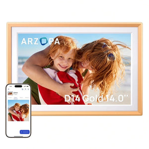 Arzopa D10 Champagne Gold | 10.1" Digital Photo Frame