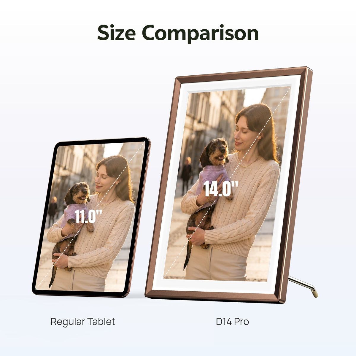 Arzopa D14 Pro 14" 2K Digital Photo Frame - Arzopa